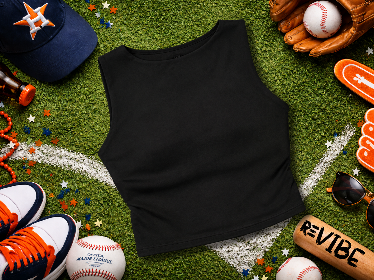 Houston Baseball Bow Tank
