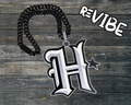Glitter Black, Silver, and White Hype Chain