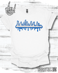 Houston Football Rivalry Shirt: Houston Skyline Drip