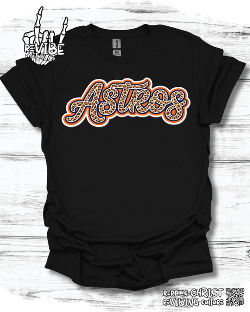 Astros Orange Leopard