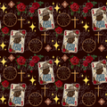 Jesus is King - Dark Brown