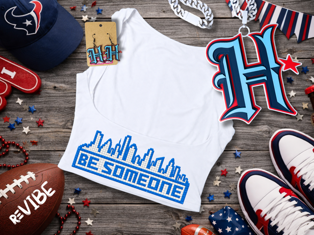 Houston Football Tank - Be Someone Sparkly