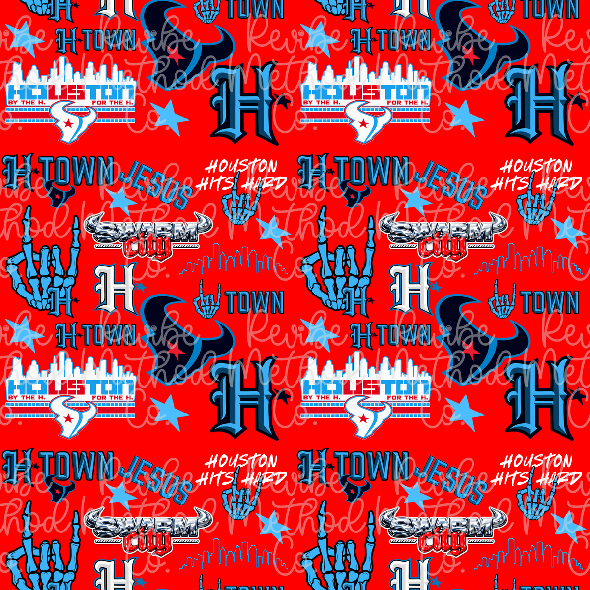 Houston Football Red